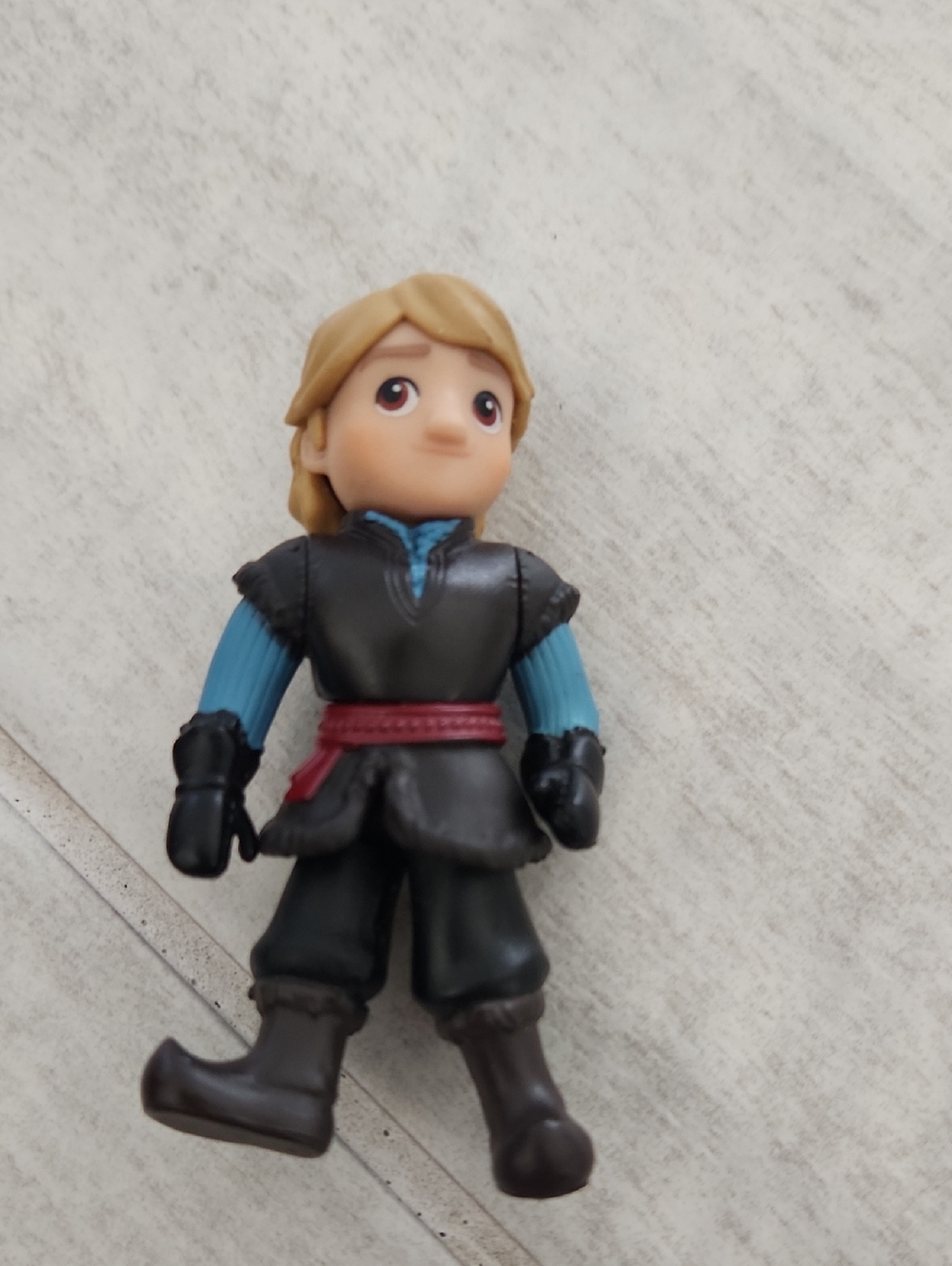 🐻 Blonde Hair Blue-Sleeve Kids Adventure Figure - Toy Doll